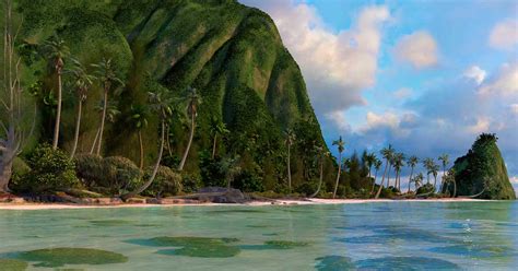 Moana Island Scene