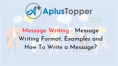 Message Writing | Message Writing Format, Examples and How To Write a ...