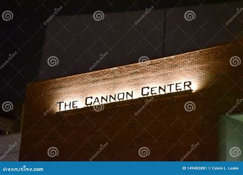 The Cannon Center at Night, Memphis, TN Editorial Photo - Image of ...