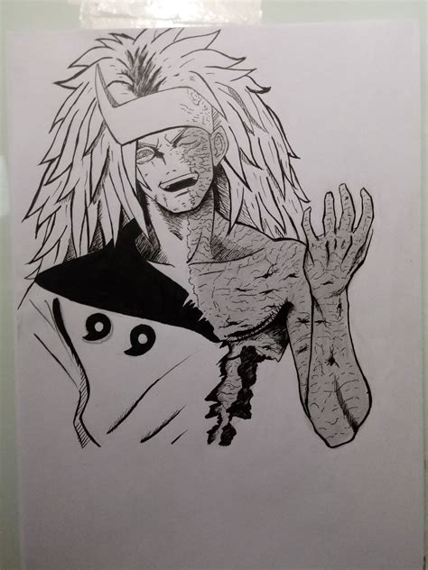 INKING MADARA UCHIHA - Naruto Shippuden | Naruto sketch, Naruto sketch ...