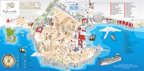 Dubrovnik Old Town Map | Dubrovnik City Map | Go Dubrovnik