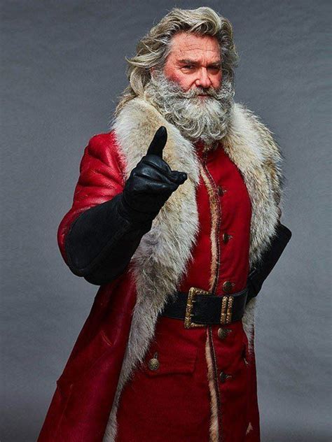 Santa Claus The Christmas Chronicles Shearling Fur Coat | New American ...