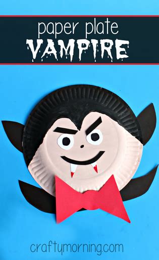 Paper Plate Vampire Craft for Kids - Crafty Morning