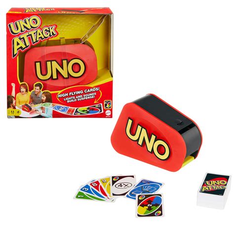 UNO Attack Card Game for 2-10 Players Age 7 Years and Older - Walmart ...