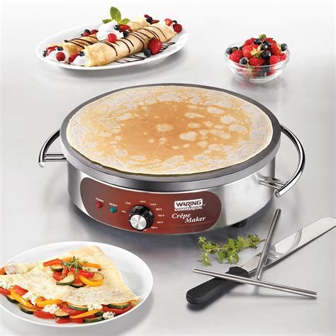 Waring Electric Crepe Maker - 16" Surface, 120V WSC160