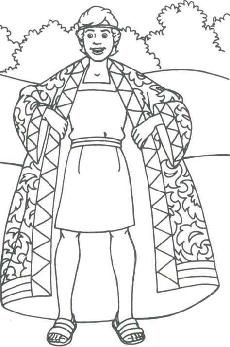 Joseph Coat Of Many Colors Coloring Page at GetColorings.com | Free ...