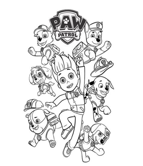 33+ Paw Patrol Coloring Pages For Kids Images - COLORIST