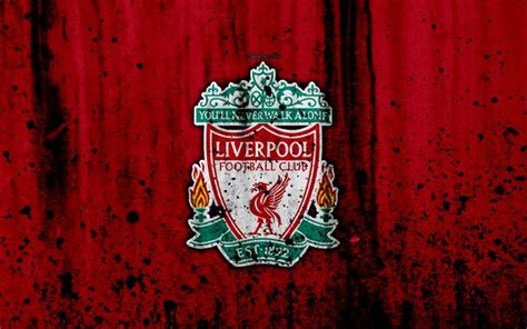 Télécharger fonds d'écran FC Liverpool, 4k, Premier League, le logo, l ...