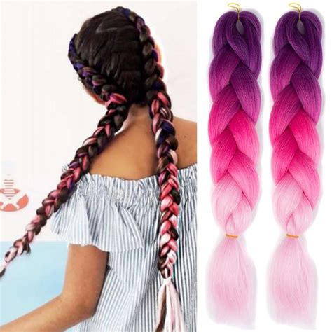 Synthetic hair Braids Ombre Braiding Hair Extension.besttaken.com ...