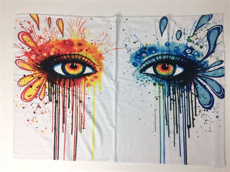 Contrast Eyes Pillowcase (With images) | Contrast art, Etsy art prints ...