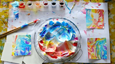 DIY Marbled Paper the Easy Way | The Artful Parent | Bloglovin’