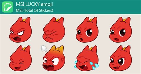 MSI LUCKY emoji - WhatSticker