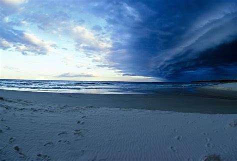 View Of Approaching Dry Squall Line Photograph by Gordon Garradd ...