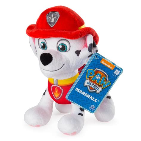 PAW Patrol - 8" Marshall Plush Toy, Standing Plush with Stitched ...