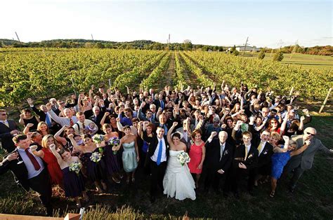 Winery weddings can be outdoor or indoor events...