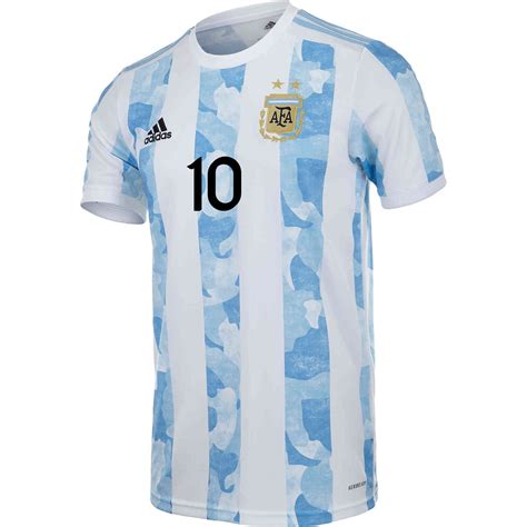 Adidas Argentina 22 Messi Home Jersey White Men's Soccer Adidas US ...