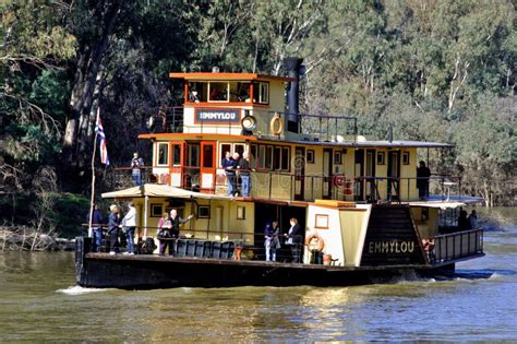 Paddle Steamer EMMYLOU, Port of Echuca, the Murray River, Victoria ...