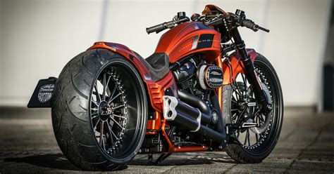 Customized Harley-Davidson Softail Motorcycles by Thunderbike