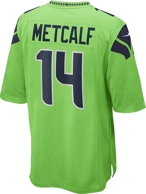 2020 Nike DK Metcalf Seattle Seahawks #14 Alternate Game Jersey - Neon ...