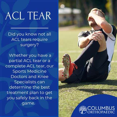 Injury Highlight - ACL Tears - Columbus Ortho