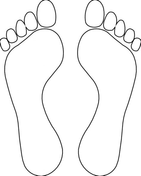 Download or print this amazing coloring page: Footprint Coloring Pages ...