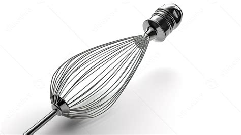 Wire Whisk In 3d Render Isolation On A White Powerpoint Background For ...