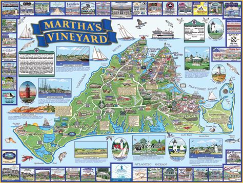 Martha's Vineyard, MA, 1000 Pieces, White Mountain | Puzzle Warehouse