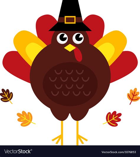 Thanksgiving turkey Royalty Free Vector Image - VectorStock