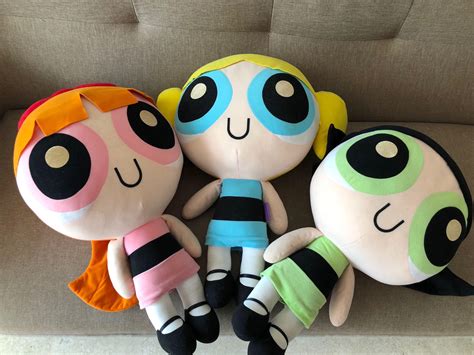 Giant Powerpuff Girls Plush Doll (Bubbles and Buttercup SOLD), Toys ...