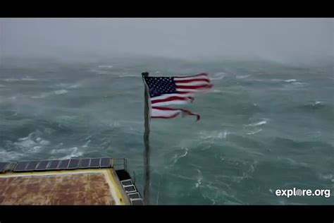 Frying Pan Tower live video of Hurricane Florence features an American ...