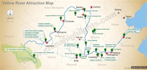 3 Most Useful Yellow River Maps, Maps of the Yellow River