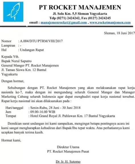 13 Contoh Surat Undangan Resmi Berbagai Tujuan, Terlengkap!