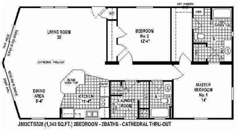 Primary Blueprints 3 Bedroom Double Wide Mobile Home Floor Plans ...