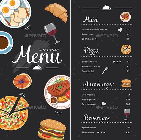 Get Card Design Restaurant Menu Sample Images – Goodpmd661marantzz