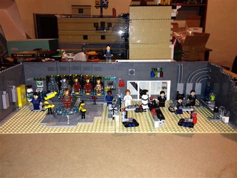 Lego Tony Stark's Lab | Still needs some tiles but its good … | Flickr