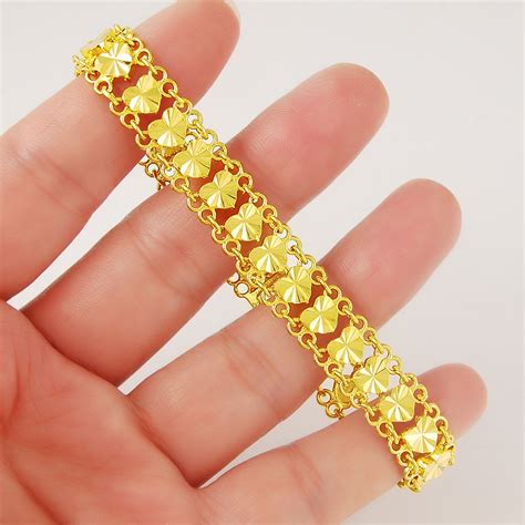 drop shipping 24k gold color women's jewelry,wholesale 24k gold hearts ...