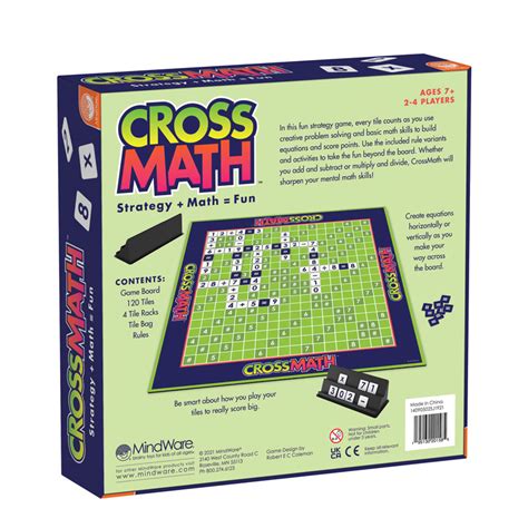 Cross Math Game | MindWare