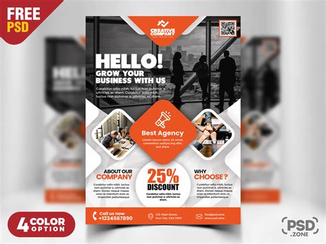 Creative Business Flyer PSD Template – Download PSD