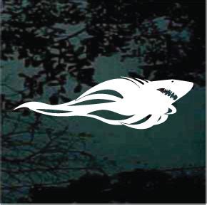 Tribal Shark Car Decals & Window Stickers Customized | Decal Junky