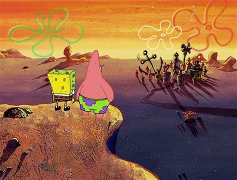 Spongebob and Patrick staring at Bikini Bottom (Life of Crime) : r ...