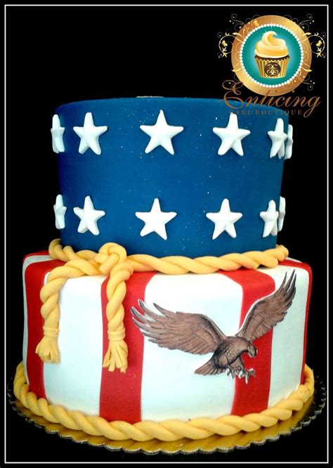 American Flag Cake - CakeCentral.com