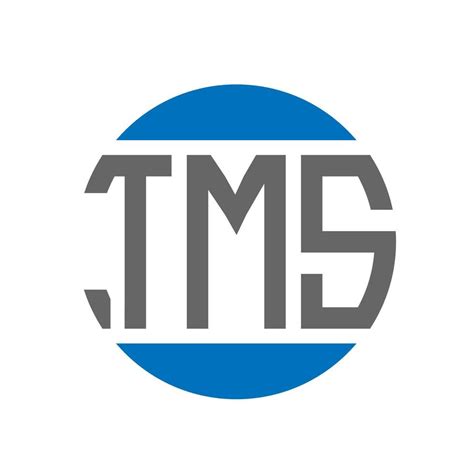 TMS letter logo design on white background. TMS creative initials ...