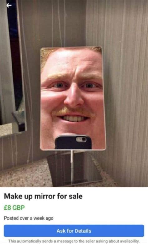 People selling mirrors: 25 cursed pictures of people selling mirrors online