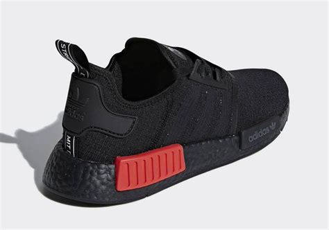 adidas NMD R1 Black/Red September 2018 | Nice Kicks