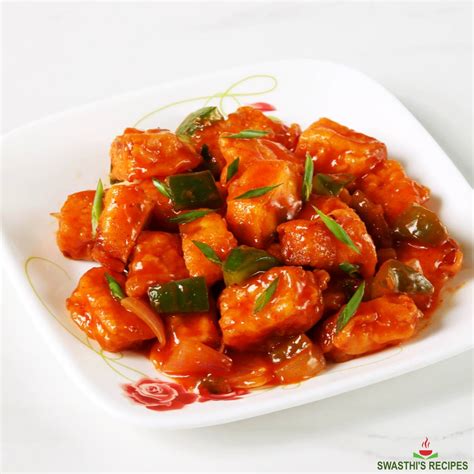 Chilli Paneer Recipe (Dry & Gravy) - Swasthi's Recipes