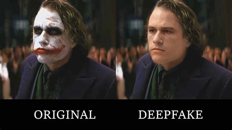 Heath Ledger's Joker without Makeup