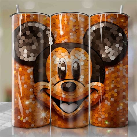 Vintage Mickey Mouse Face 3D Bling Artwork - Instant Download for Skin