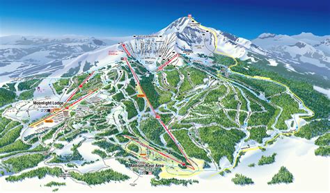 Big Sky Ski Resort Trail Map | Montana Ski Resort Maps