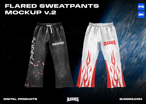 Flared Sweatpants Mockup v.2 :: Behance