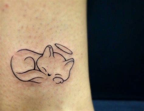 cat angel | Kitten tattoo, Cute cat tattoo, Cat tattoo designs